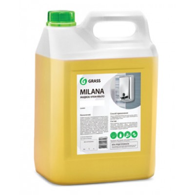 Жидкое крем-мыло "Milana" молоко и мед (канистра 5 кг)
